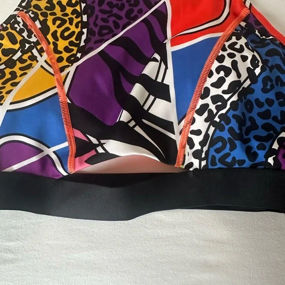 Adidas Women's Vibrant Patterned Sports Bra - Picture 6 of 10